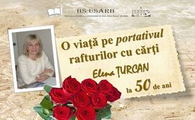 Foto expoziţie on-line: O viaţă pe portativul rafturilor cu cărţi : Elena Ţurcan la 50 de an